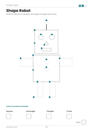 Shape Robot: trace the robot shapes